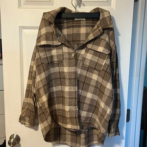 Oversized look vintage flannel from boutique